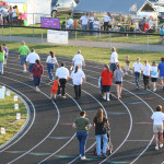 walkers participating in a fundraising event
