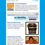 Newsletter Screen Shot