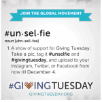 #UNselfie DIY #Givingtuesday