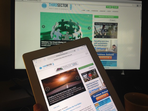 Tablet responsive web design