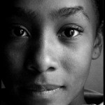 Close up of woman's face