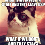 Meme Cat Invest in Staff