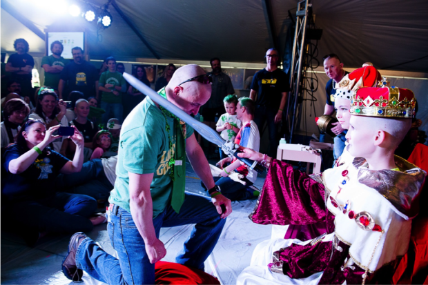 Rituals to reward funders